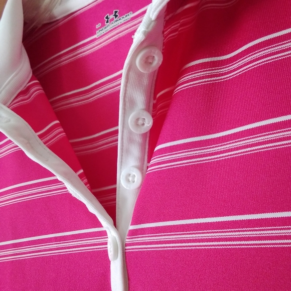 Under Armour Pink & White Athelic Tank Top… - Picture 2 of 7